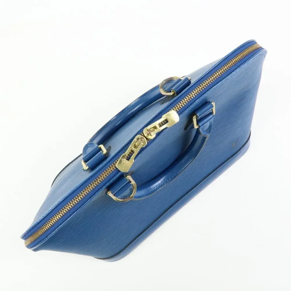Louis Vuitton Epi Leather Alma Handbag Blue